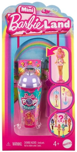 Barbie Mini BarbieLand Pop Reveal Dolls, 1.5-inch Doll (Styles May Vary) Barbie Mini BarbieLand Pop Reveal Dolls, 1.5-inch Doll (Styles May Vary)