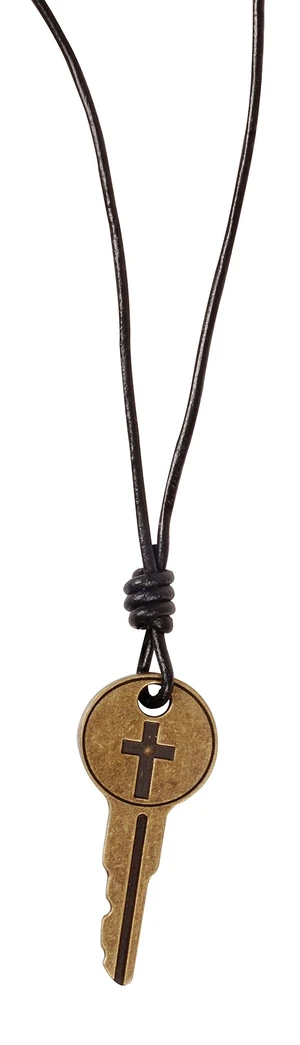 Kerusso Faith Gear Key CrossNecklace Necklace - Kerusso Faith Gear Key CrossNecklace Necklace -