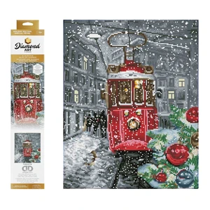 Diamond Art By Leisure Arts Holiday Streetcar 16"X20" Diamond Art By Leisure Arts Holiday Streetcar 16"X20"