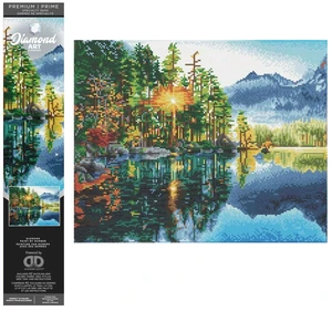 DIAMOND ART BY LEISURE ARTS Diamond Painting Kits 16"x20" Lakeview DIAMOND ART BY LEISURE ARTS Diamond Painting Kits 16"x20" Lakeview