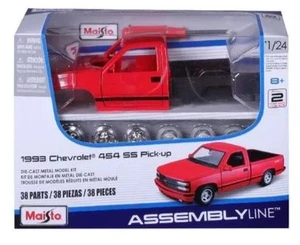 Maisto Assembly Line 1/24 AL 1993 Chevrolet 454 SS Pick-up (Red) Maisto Assembly Line 1/24 AL 1993 Chevrolet 454 SS Pick-up (Red)