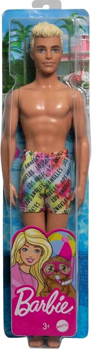 Barbie Ken Beach Doll with Blond Hair Dressed in Colorful Los Angeles Barbie Ken Beach Doll with Blond Hair Dressed in Colorful Los Angeles