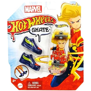 Captain Marvel Hot Wheels Skate Fingerboard and Shoes Captain Marvel Hot Wheels Skate Fingerboard and Shoes