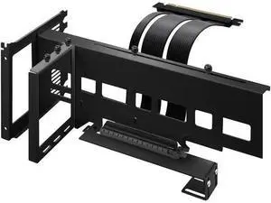 Vertical PCIe 4.0 GPU Mount Bracket Graphic Card Holder with 5V 3 Pin ARGB LED Module, Video Card VGA Support Kit with PCIe 4.0 X16 Gen4 17cm/6.69in Riser Cable 90 Degree Right Angle (Black) Vertical PCIe 4.0 GPU Mount Bracket Graphic Card Holder with 5V 3 Pin ARGB LED Module, Video Card VGA Support Kit with PCIe 4.0 X16 Gen4 17cm/6.69in Riser Cable 90 Degree Right Angle (Black)