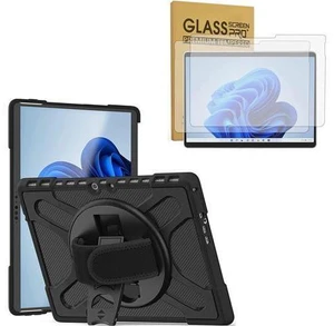 Bundle- Surface Pro 8 Case 13 inch and 2 Pack Tempered Glass Screen Protector Bundle- Surface Pro 8 Case 13 inch and 2 Pack Tempered Glass Screen Protector