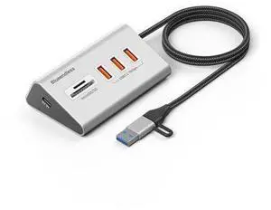 5 In 2 Multi Port USB 3.2 Gen 2 High Speed Multiport Hub USB Type C Hub Docking Station with SD/TF Card Reader 5 PORT 5 In 2 Multi Port USB 3.2 Gen 2 High Speed Multiport Hub USB Type C Hub Docking Station with SD/TF Card Reader 5 PORT