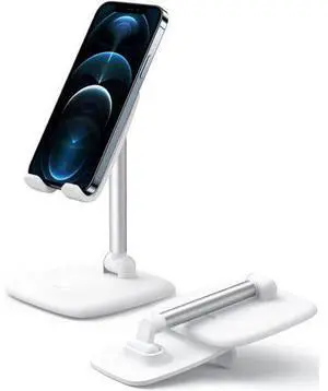 UGREEN Cell Phone Stand Holder Mobile Phone Dock Foldable Compatible for iPhone 13 12 Pro Max 11 SE XS XR 8 Plus 6 7 5 (White) UGREEN Cell Phone Stand Holder Mobile Phone Dock Foldable Compatible for iPhone 13 12 Pro Max 11 SE XS XR 8 Plus 6 7 5 (White)