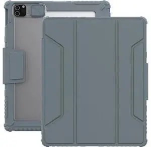 Case for iPad Air 13-inch M2 (2024), Multiple Angle Shockproof Rugged Case with Slide Camera Cover & Pencil Holder, Auto Sleep/Wake,Gray Case for iPad Air 13-inch M2 (2024), Multiple Angle Shockproof Rugged Case with Slide Camera Cover & Pencil Holder, Auto Sleep/Wake,Gray