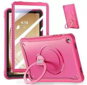 Case for Sam-sung Galaxy Tab A9+/ A9 Plus Case 11" 2023 (SM-X210/X216/X218), Heavy Duty Shockproof Protective Case with Screen Protector, Rotating Stand and Hand/Shoulder Strap, Black RED Case for Sam-sung Galaxy Tab A9+/ A9 Plus Case 11" 2023 (SM-X210/X216/X218), Heavy Duty Shockproof Protective Case with Screen Protector, Rotating Stand and Hand/Shoulder Strap, Black RED