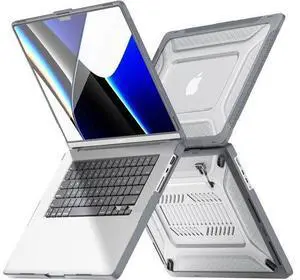 Case for MacBook Pro 14 Inch Case 2023 2022 2021 Release M2 A2779 A2442 M1 Pro/Max Chip, Shock Resistant Hard Shell Case with Foldable Kickstand & Mouse Pad/Storage Bag, Grey Case for MacBook Pro 14 Inch Case 2023 2022 2021 Release M2 A2779 A2442 M1 Pro/Max Chip, Shock Resistant Hard Shell Case with Foldable Kickstand & Mouse Pad/Storage Bag, Grey