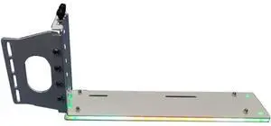 Vertical Graphics Card Holder Bracket Multiple Slots Adjustable Support with GPU Mount Video Card VGA Support Kit (White,ARGB 5V 3Pin) Vertical Graphics Card Holder Bracket Multiple Slots Adjustable Support with GPU Mount Video Card VGA Support Kit (White,ARGB 5V 3Pin)