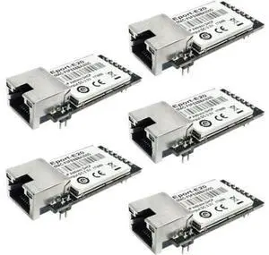 5/10PCS Eport-E20 Network Server Port FreeRTOS TTL Serial to Ethernet Embedded Module DHCP 3.3V DHCP TCP IP Telnet Converter MCU (5pcs) 5/10PCS Eport-E20 Network Server Port FreeRTOS TTL Serial to Ethernet Embedded Module DHCP 3.3V DHCP TCP IP Telnet Converter MCU (5pcs)