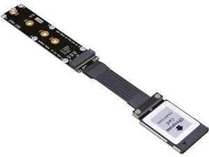 CFexpress Type B to M.2 NVMe 2280 Key-M SSD PCIe 4.0 Extension Cable CFe Converter Compatible for Canon R5 Nikon Z6Z7 Xbox Storage Card Adapter (25cm,R94ST) CFexpress Type B to M.2 NVMe 2280 Key-M SSD PCIe 4.0 Extension Cable CFe Converter Compatible for Canon R5 Nikon Z6Z7 Xbox Storage Card Adapter (25cm,R94ST)