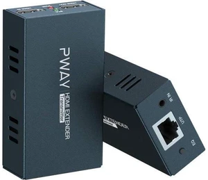 HDMI Extender with IR Over Single Cat5e/6/7 | 164ft (50m) Full HD 3D 1080P@60Hz, Lossless Transmission, Loop and POC Included. Complete Set HDMI Extender with IR Over Single Cat5e/6/7 | 164ft (50m) Full HD 3D 1080P@60Hz, Lossless Transmission, Loop and POC Included. Complete Set