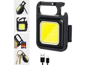 Kingsdun Mini Flashlight, 800Lumens COB Bright Rechargeable Keychain Flashlights, 4 Light Modes Portable Pocket Light with Folding Bracket Bottle Opener and Magnet Base for Camping Fishing Walking Kingsdun Mini Flashlight, 800Lumens COB Bright Rechargeable Keychain Flashlights, 4 Light Modes Portable Pocket Light with Folding Bracket Bottle Opener and Magnet Base for Camping Fishing Walking
