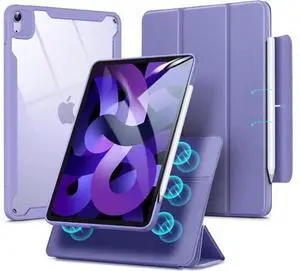 ESR Hybrid Case Compatible with iPad Air 5th Generation Case (2022)/4th Generation (2020), Detachable Magnetic Cover, Portrait and Landscape Stand, Pencil 2 Support, Rebound 360 Series, Lavender ESR Hybrid Case Compatible with iPad Air 5th Generation Case (2022)/4th Generation (2020), Detachable Magnetic Cover, Portrait and Landscape Stand, Pencil 2 Support, Rebound 360 Series, Lavender