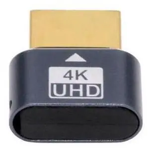 CY Virtual Display Adapter 4K HDMI 1.4 DDC EDID Dummy Plug Headless Ghost Display Emulator HDTV 4K@60Hz CY Virtual Display Adapter 4K HDMI 1.4 DDC EDID Dummy Plug Headless Ghost Display Emulator HDTV 4K@60Hz