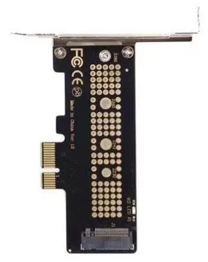 HKCY SA-008 Low Profile PCI-E 3.0 x1 Lane to M.2 NGFF M-Key SSD Nvme AHCI PCI Express Adapter Card HKCY SA-008 Low Profile PCI-E 3.0 x1 Lane to M.2 NGFF M-Key SSD Nvme AHCI PCI Express Adapter Card