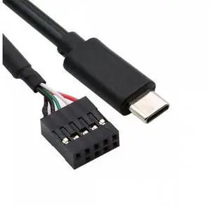 USB 2.0 Motherboard 9pin 10pin Header to Type-C USB-C Cable 50cm for Mini Monitor Sensor Panel Camera USB 2.0 Motherboard 9pin 10pin Header to Type-C USB-C Cable 50cm for Mini Monitor Sensor Panel Camera