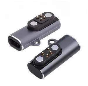 2pcs/lot Magnetic Charging Adapter USB Type-C to Pitch 2.5mm with 4-Pin Terraced Square Contacts Compatible with Bone Conduction Headphone 2pcs/lot Magnetic Charging Adapter USB Type-C to Pitch 2.5mm with 4-Pin Terraced Square Contacts Compatible with Bone Conduction Headphone