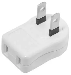 HKCY PW-014-UP NEMA 1-15P USA Outlet Saver Power Extension Adapter 2-prong 2 Outlets 90 Degree Up Down Angled HKCY PW-014-UP NEMA 1-15P USA Outlet Saver Power Extension Adapter 2-prong 2 Outlets 90 Degree Up Down Angled