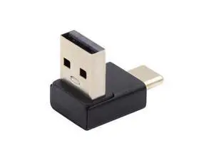 HKCY Down Angled USB3.0 Type A Male to USB 3.1 Type C Male Data 10Gbps Charge Adapter 90 Degree for Laptop Phone HKCY Down Angled USB3.0 Type A Male to USB 3.1 Type C Male Data 10Gbps Charge Adapter 90 Degree for Laptop Phone
