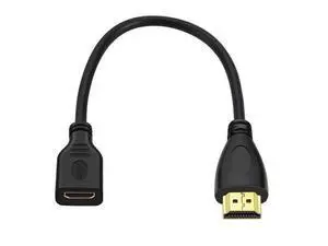 HKCY 15cm Mini HDMI Type-C Socket Female to HDMI Type-A Male Adapter Extension Cable for Camera HDTV 4K 1080P HKCY 15cm Mini HDMI Type-C Socket Female to HDMI Type-A Male Adapter Extension Cable for Camera HDTV 4K 1080P