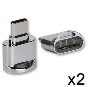 HKCY UC-051-2PCS 2pcs USB 2.0 Type C USB-C to Micro SD SDXC TF Card Reader Adapter for MacbookCell Phone HKCY UC-051-2PCS 2pcs USB 2.0 Type C USB-C to Micro SD SDXC TF Card Reader Adapter for MacbookCell Phone
