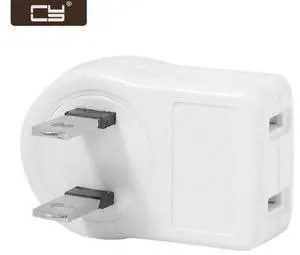 NEMA 1-15P USA Outlet Saver Power Extension Adapter 2-prong 2 Outlets 90 Degree Up Down Angled PW-014-UP NEMA 1-15P USA Outlet Saver Power Extension Adapter 2-prong 2 Outlets 90 Degree Up Down Angled PW-014-UP