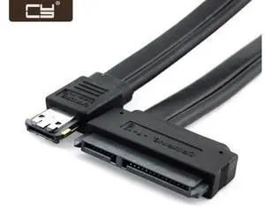 50cm Dual Power 12V and 5V eSATAp Power ESATA USB 2.0 combo to 22Pin SATA cable for 2.5" 3.5" Hard Disk Drive SA-009-0.5M 50cm Dual Power 12V and 5V eSATAp Power ESATA USB 2.0 combo to 22Pin SATA cable for 2.5" 3.5" Hard Disk Drive SA-009-0.5M