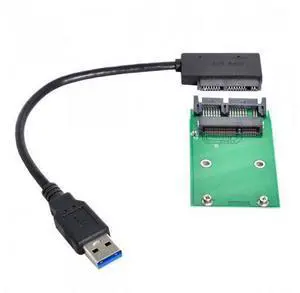 SM USB 3.0 to mSATA 50Pin SSD & 1.8" Micro SATA 7+9 16pin Adapter Add on Cards PCBA SM USB 3.0 to mSATA 50Pin SSD & 1.8" Micro SATA 7+9 16pin Adapter Add on Cards PCBA