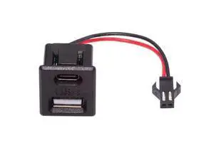 DIY OEM Type-C & Type-A Female Socket to 2Pin Header Cable Pitch=2.54mm Latch Mount Type DC 5V Power DIY OEM Type-C & Type-A Female Socket to 2Pin Header Cable Pitch=2.54mm Latch Mount Type DC 5V Power