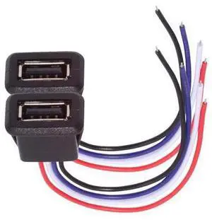 2pcs/set DIY OEM Type A Female Socket to 4Pin Open Cable Latch Mount Type DC 5V Power Data 2pcs/set DIY OEM Type A Female Socket to 4Pin Open Cable Latch Mount Type DC 5V Power Data