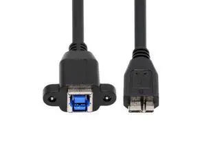 USB 3.0 Type-B Female to USB3.0 Micro-B Male Cable Extension 5Gbps for Disk SSD Camera Data 30cm USB 3.0 Type-B Female to USB3.0 Micro-B Male Cable Extension 5Gbps for Disk SSD Camera Data 30cm