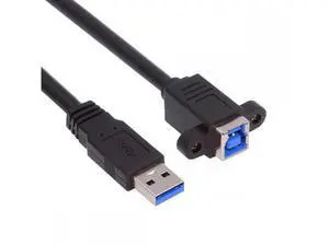 Cable USB 3.0 Type-B Female to USB3.0 Type-A Male Cable Extension 5Gbps for Disk SSD Camera Data 30cm Cable USB 3.0 Type-B Female to USB3.0 Type-A Male Cable Extension 5Gbps for Disk SSD Camera Data 30cm