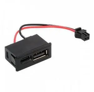 DIY OEM Type-A & Type-C Female Socket Horizontal to 2Pin Header Cable Pitch=2.54mm Latch Mount Type DC 5V Power DIY OEM Type-A & Type-C Female Socket Horizontal to 2Pin Header Cable Pitch=2.54mm Latch Mount Type DC 5V Power