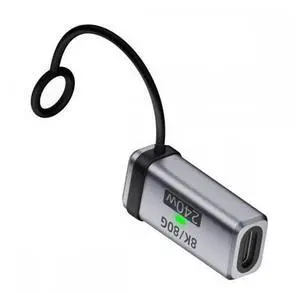 USB5.0 80Gbps Female to Female Extension Adapter with Lanyard Keychain 240W 16K 8K 5K Compatible with USB4.0 Thunderbolt3/4/5 USB5.0 80Gbps Female to Female Extension Adapter with Lanyard Keychain 240W 16K 8K 5K Compatible with USB4.0 Thunderbolt3/4/5
