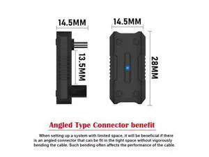 HKCY 20Gbps USB3.1 Type C Male to Female Power Data Video Adapter Opposite U Shape Back Angled Compatible with ROG Ally Steam Deck Phone NS Switch HKCY 20Gbps USB3.1 Type C Male to Female Power Data Video Adapter Opposite U Shape Back Angled Compatible with ROG Ally Steam Deck Phone NS Switch