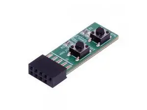 Cable Reset Power Jumper for Computer Mainboard 10Pin Switching Board Adapter With Button For Maintenance Task Cable Reset Power Jumper for Computer Mainboard 10Pin Switching Board Adapter With Button For Maintenance Task