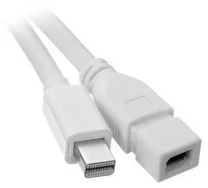 6ft Mini DisplayPort Male to Mini DP DisplayPort Female Extension Cable 1.8m (180cm) 6ft Mini DisplayPort Male to Mini DP DisplayPort Female Extension Cable 1.8m (180cm)