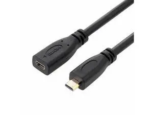 HDMI 1.4 D Type Micro HDMI Male to Micro HDMI Female M/F Extension Cable 30cm HDMI 1.4 D Type Micro HDMI Male to Micro HDMI Female M/F Extension Cable 30cm