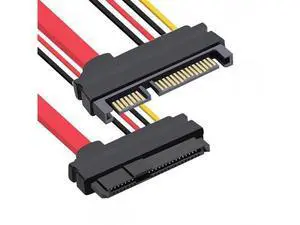 HKCY SF-008 SFF-8482 SAS 29 Pin to SATA 22Pin Hard Disk Drive Raid Extension Cable with 15 Pin SATA Power Port HKCY SF-008 SFF-8482 SAS 29 Pin to SATA 22Pin Hard Disk Drive Raid Extension Cable with 15 Pin SATA Power Port
