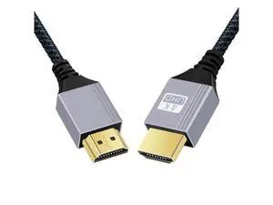 0.3m HDMI 2.0 Male to HDMI Type-A Male 4K 60hz Cable with Sleeve Straight Connector for HDTV Computer Laptop Monitor 0.3m HDMI 2.0 Male to HDMI Type-A Male 4K 60hz Cable with Sleeve Straight Connector for HDTV Computer Laptop Monitor