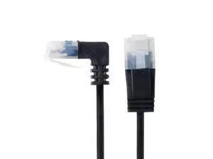 2.0M Ultra Slim Cat6 Ethernet Cable RJ45 Down Angled to Straight UTP Network Cable Patch Cord 90 Degree Cat6a Lan for Laptop Router TV BOX 2.0M Ultra Slim Cat6 Ethernet Cable RJ45 Down Angled to Straight UTP Network Cable Patch Cord 90 Degree Cat6a Lan for Laptop Router TV BOX