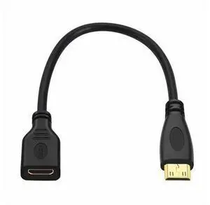 15cm Mini HDMI Type-C Socket Female to Mini HDMI Male Adapter Extension Cable for Camera HDTV 4K 1080P 15cm Mini HDMI Type-C Socket Female to Mini HDMI Male Adapter Extension Cable for Camera HDTV 4K 1080P
