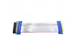 SM PCI-E Express 8X to 8x Male to Female Slot Riser Extender Card Ribbon Flexible Cable 20cm SM PCI-E Express 8X to 8x Male to Female Slot Riser Extender Card Ribbon Flexible Cable 20cm