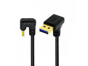 Up Angled USB3.0 Type-A to Type C USB-C Male to Male Power Data Cable 5Gbps USB-C Opposite U Shape Back Angled Up Angled USB3.0 Type-A to Type C USB-C Male to Male Power Data Cable 5Gbps USB-C Opposite U Shape Back Angled