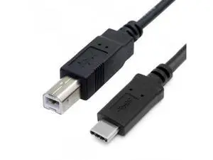 SM USB-C USB 3.1 Type C Male to USB 2.0 B Type Male Data Cable for Cell Phone & Mac & Laptop SM USB-C USB 3.1 Type C Male to USB 2.0 B Type Male Data Cable for Cell Phone & Mac & Laptop