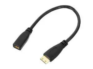 SM Type D Micro HDMI v1.4 Socket Female to Type C Mini HDMI Male Convertor Adapter Cable 20cm SM Type D Micro HDMI v1.4 Socket Female to Type C Mini HDMI Male Convertor Adapter Cable 20cm