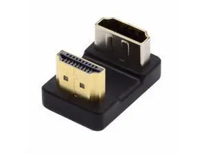 Standard HDMI 1.4 Male Type-A to HDMI Female Port Savers 360 Degree Up Opposite U Shape Back Angled Extension Adapter Converter Standard HDMI 1.4 Male Type-A to HDMI Female Port Savers 360 Degree Up Opposite U Shape Back Angled Extension Adapter Converter